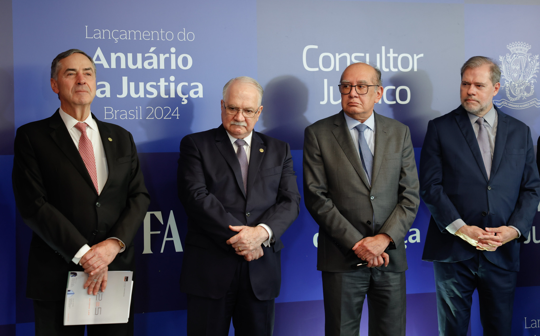 Luís Roberto Barroso, Edson Fachin, Gilmar Mendes e Dias Toffoli